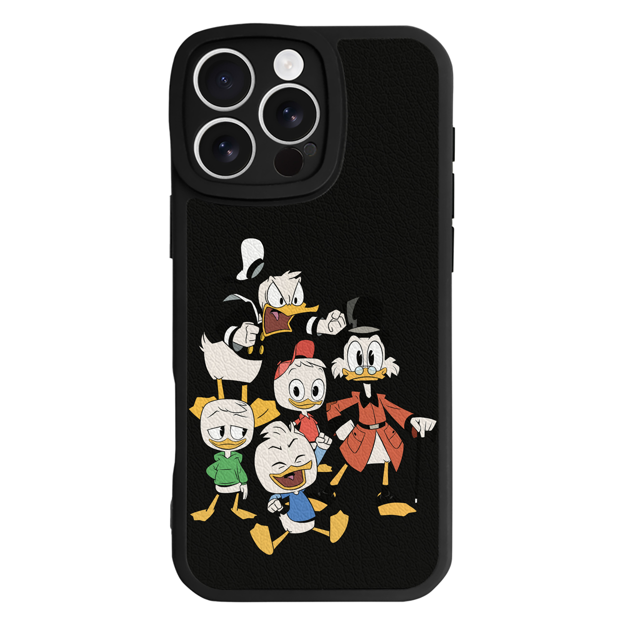 （画像用） ミッキーマウス Mickey Mouse 【iPhone 16シリーズ対応】シリコンスマホケース（レザー調） 材質：シリコン